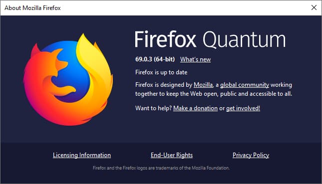 Firefox 69.0.3