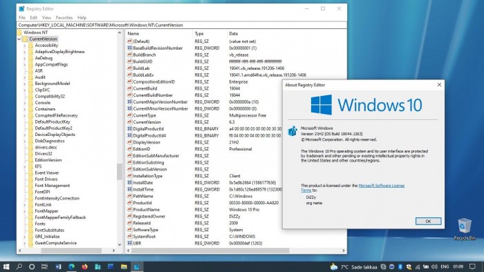 Windows 10 21H2有望10月下旬发布 版本初步锁定Build 19044.1263