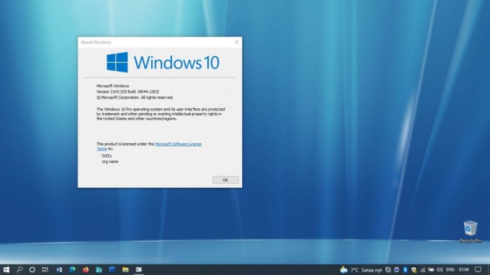 Windows 10 21H2有望10月下旬发布 版本初步锁定Build 19044.1263