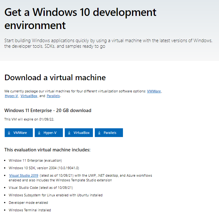 微软放出Windows 11企业版的四大虚拟机镜像